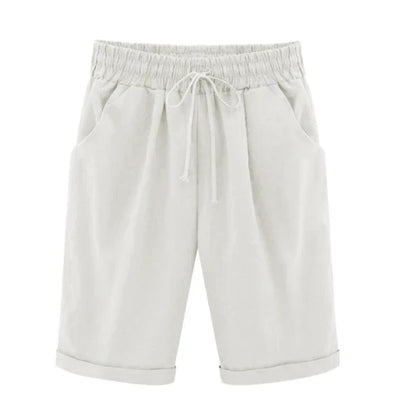 Selena - Effen gekleurde losse shorts