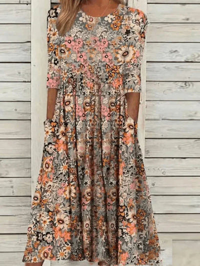 Comfortabele en veelzijdige zomerse damesjurk met modern ontwerp