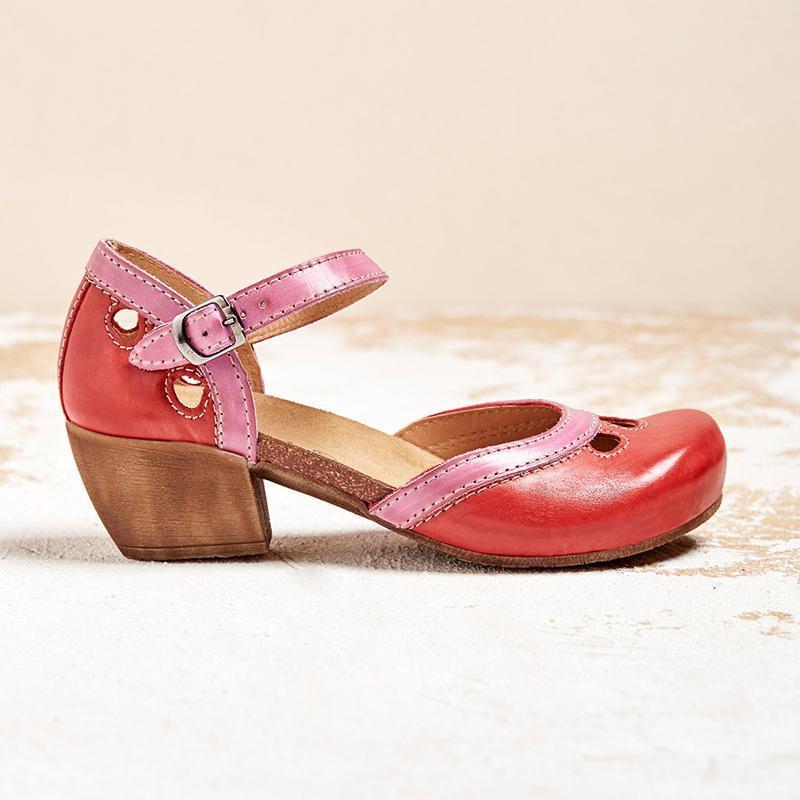 Elegante Dames Sandalen met Lage Hak