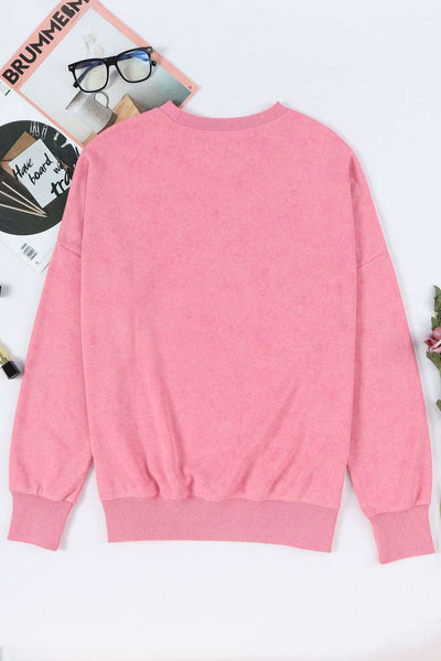 Stijlvolle Dames Sweatshirt met Uniek Splitontwerp aan de Zijkant