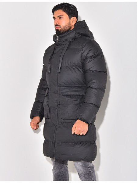 Heren Donsjack met Capuchon - Optimale Warmte en Comfort