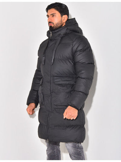 Heren Donsjack met Capuchon - Optimale Warmte en Comfort