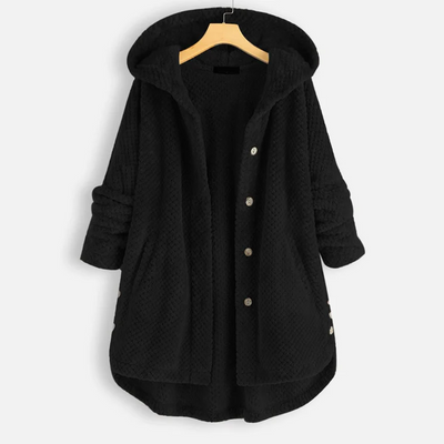 Yzza halflang Fleecejack met Capuchon Voor de Winter