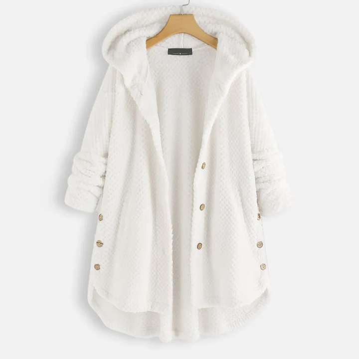 Yzza halflang Fleecejack met Capuchon Voor de Winter