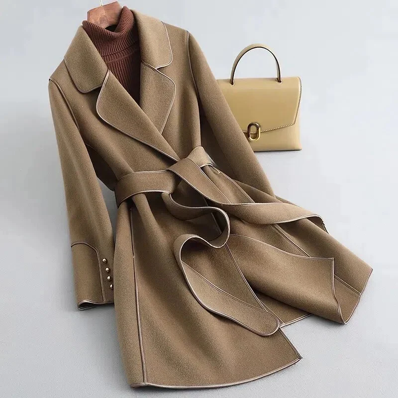 L'Aurablend Virgin Wol Trench Coat