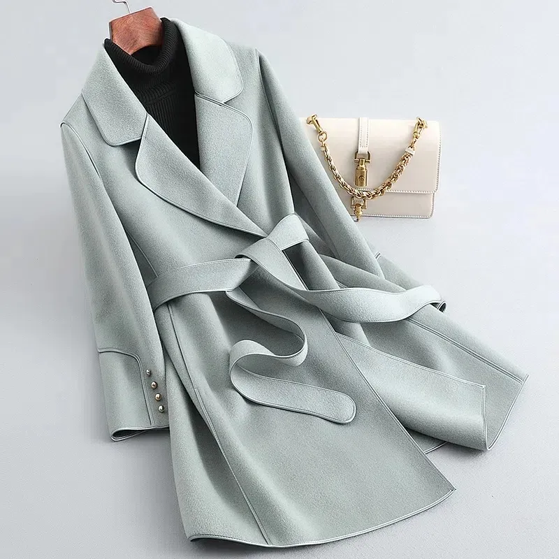 L'Aurablend Virgin Wol Trench Coat