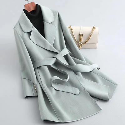 L'Aurablend Virgin Wol Trench Coat