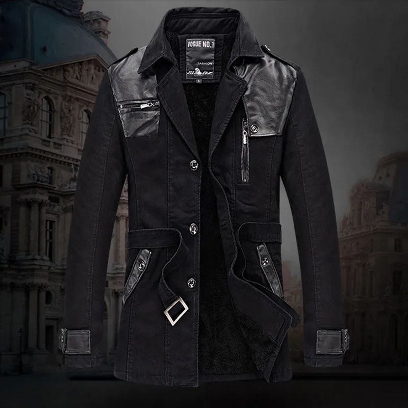 Valentino - Lange geïsoleerde trenchcoat voor heren met ceintuur