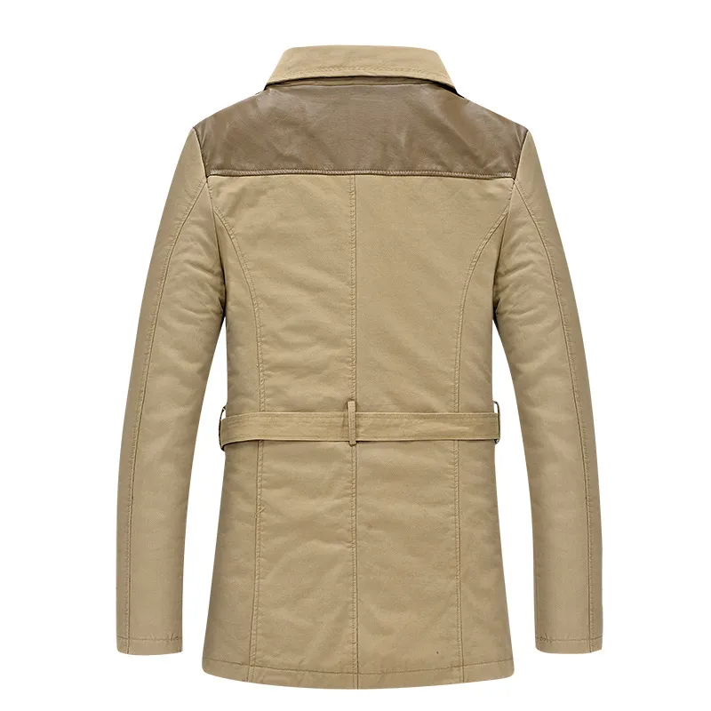 Valentino - Lange geïsoleerde trenchcoat voor heren met ceintuur