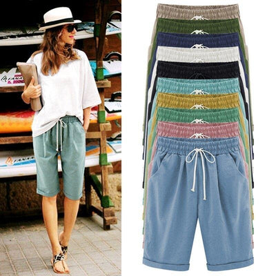 Elisa - Casual en comfortabele zomershort met elastische taille