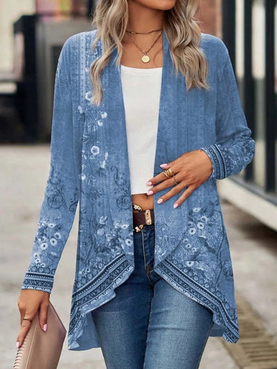 Losvallend, casual gebreid kimono-vest