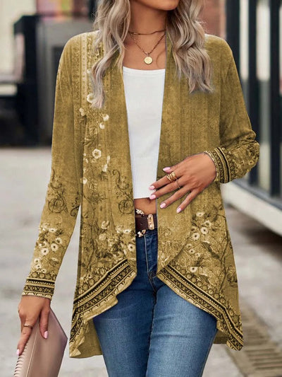 Losvallend, casual gebreid kimono-vest