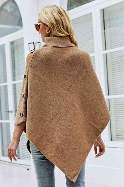 Stijlvolle Coltrui Poncho met Knoopdetails - Comfort en Mode