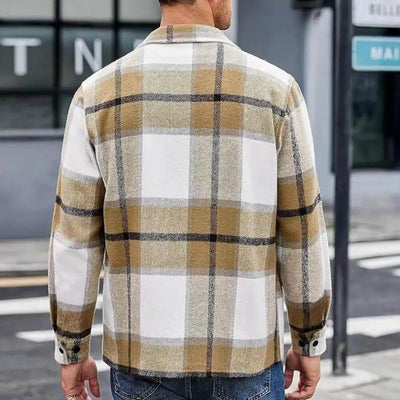 Stijlvolle heren overshirt met veelzijdig ontwerp voor een comfortabele en nette uitstraling