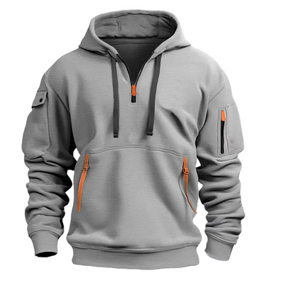 Heren hoodie met capuchon perfect voor outdoor activiteiten en dagelijks gebruik