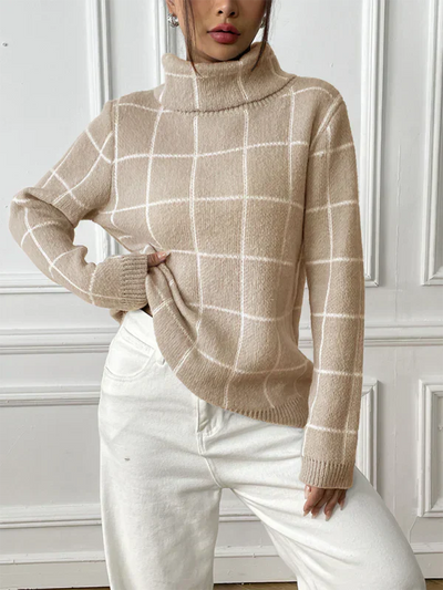 Dames Trui met Col - Perfect voor Herfst en Winter