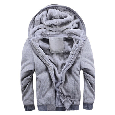 Comfortabele wintertrui met capuchon en ritssluiting