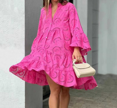Virginia - plus size vakantie mini-jurk