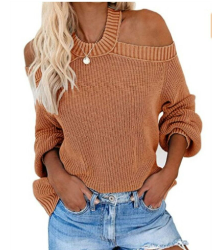 Cold Shoulder Sweater met Stijlvol Design