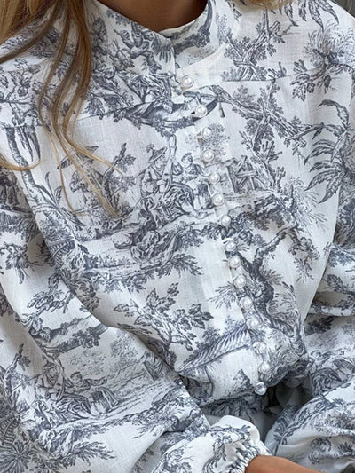 Boho mini jurk met lange mouwen en luchtige uitstraling