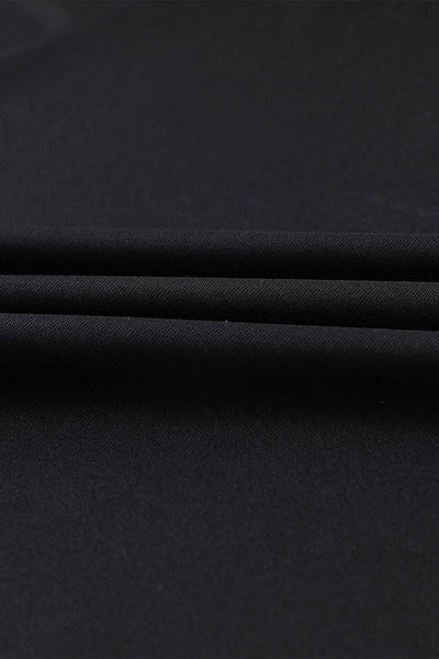 Elegante midi jurk met overslag V-hals en speelse ruches aan de mouwen ideaal voor feestelijke gelegenheden