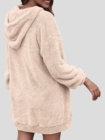 Gezellige hoodie met lange mouwen en handige zakken